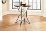 Adele - 5 Piece Dining Set With Counter Height Table - Dark Brown