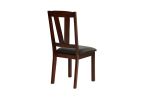 Dining Table 4x Side Chairs 1x Bench 6pcs Dining Set Walnut Finish Dining Room Furniture Transitional Style