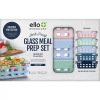 10pc Meal Prep Food Storage Container Set Pastels