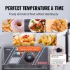 VEVOR Commercial Electric Deep Fryer 9.1Qt Countertop Deep Fryer Dual Detachable Tanks 1500W