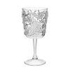 Paisley Plastic Wine Glasses Set of 4 (13oz), BPA Free Acrylic Wine Glass Set, Unbreakable Red Wine Glasses, White Wine Glasses