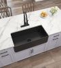 Inch White Farmhouse Sink Deep Apron Sink Undermount Farmhouse Kitchen Sink Single Farm Sink